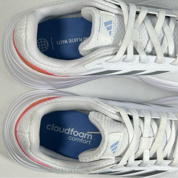 Adidas Galaxy 6 CloudFoam Comfort Running Shoe WHT/Silver/Coral Fusion; Women 10 - Picture 13 of 16